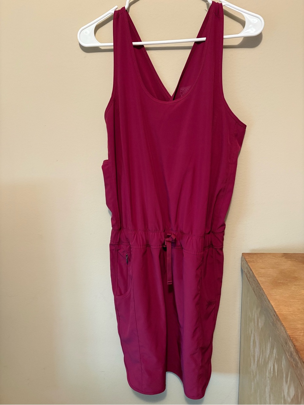 Patagonia women’s Sleeveless dress in Magenta